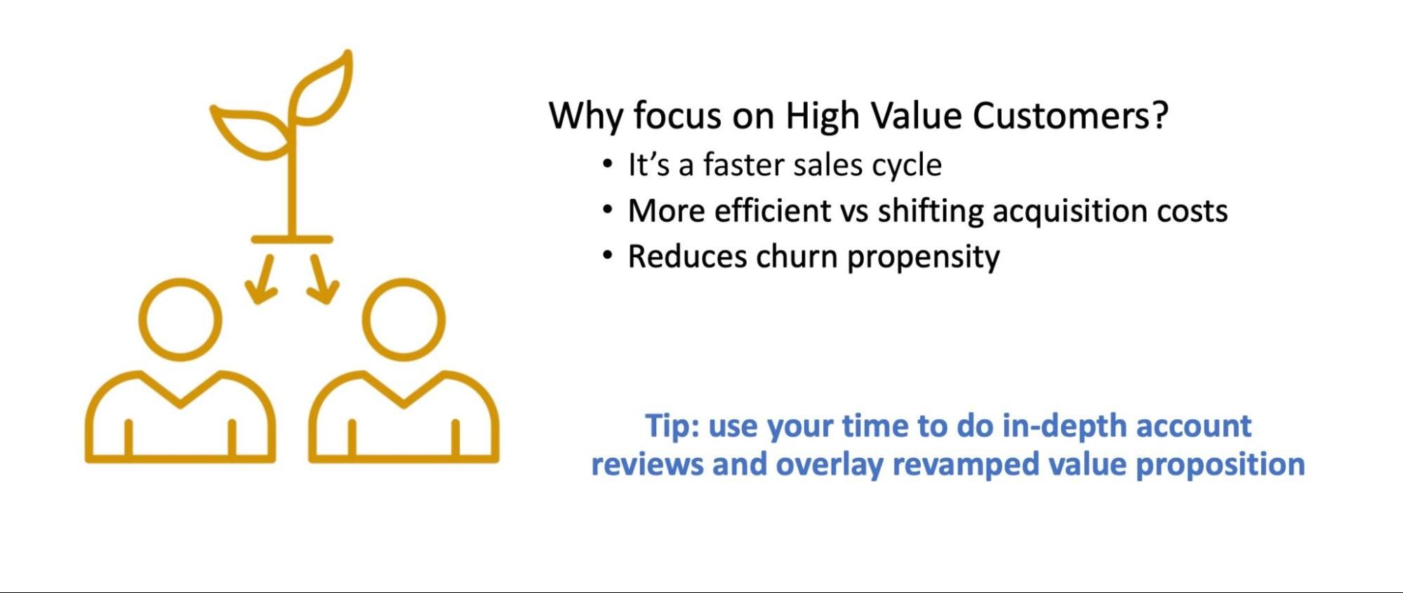 why focus on high value customers?