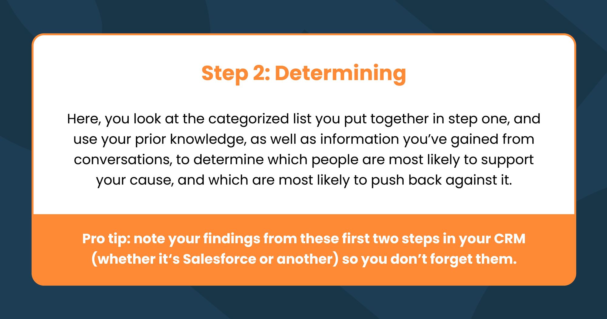 Miller He-man sales methodology step 2: determining