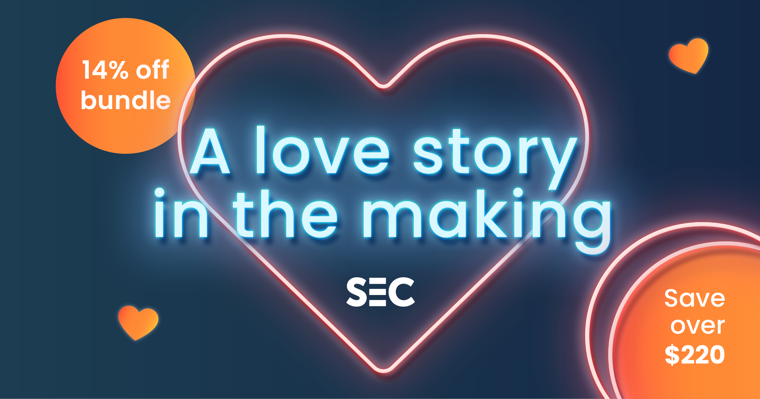 A love story in the making - 14% off bundle, save over $220