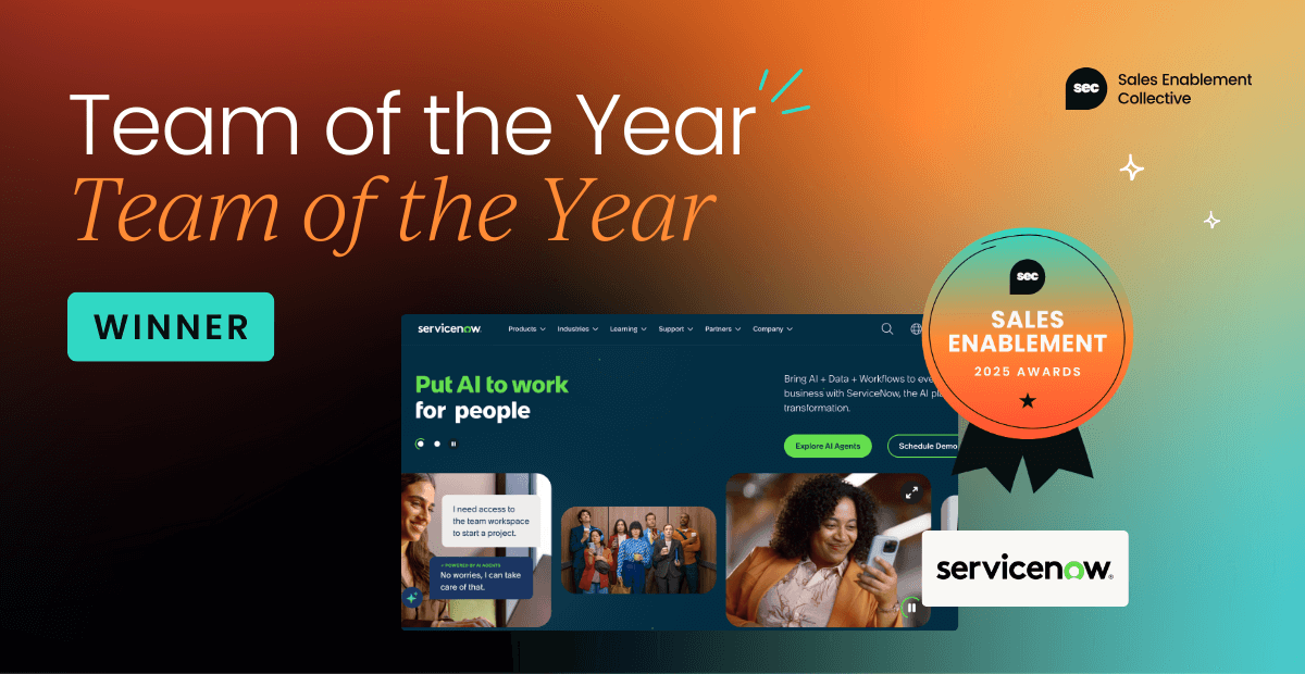 Sales Enablement Awards 2025:  Your winners