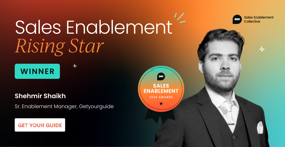 Sales Enablement Awards 2025:  Your winners