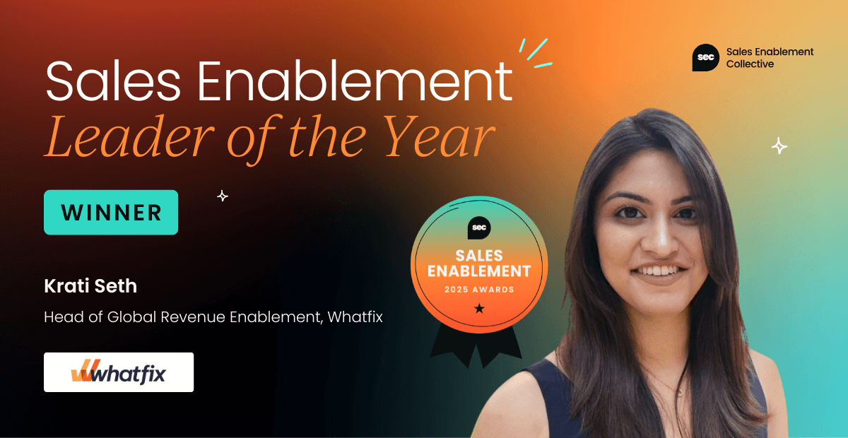 Sales Enablement Awards 2025:  Your winners