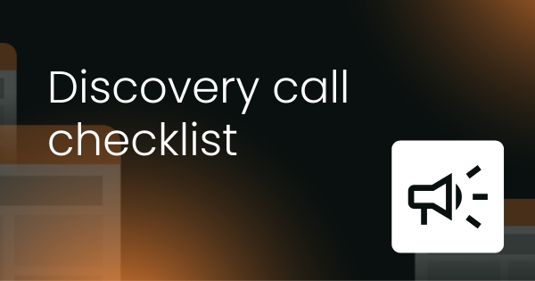 Sales discovery call checklist