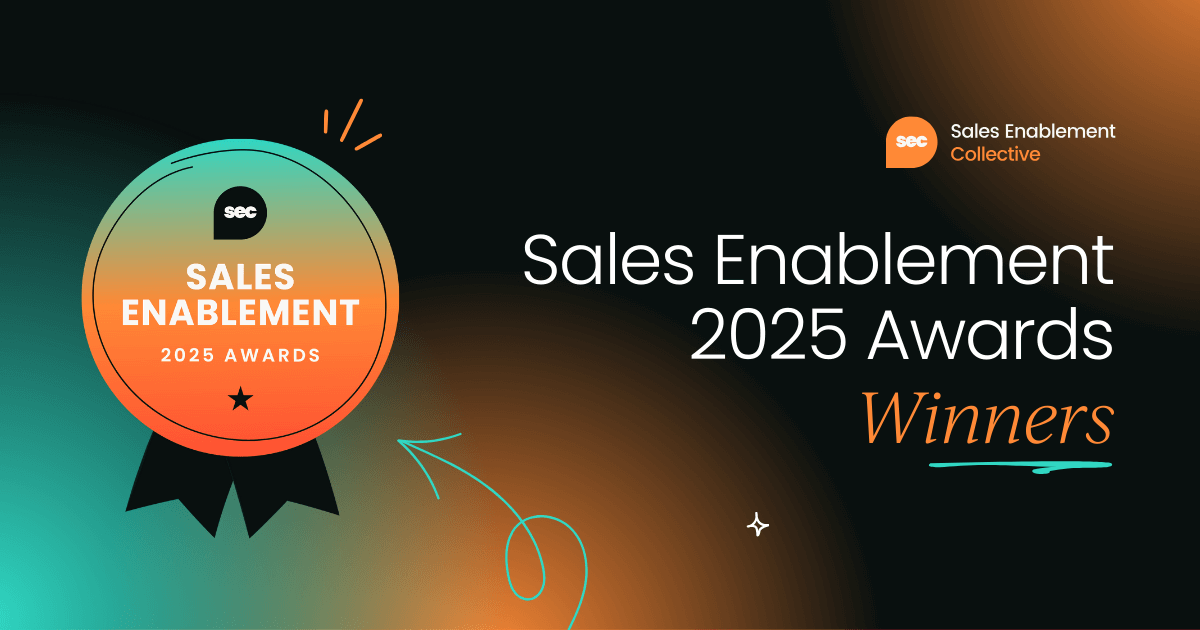 Sales Enablement Awards 2025:  Your winners