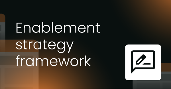 Sales enablement strategy framework