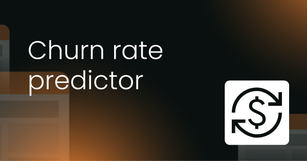 Churn rate prediction framework