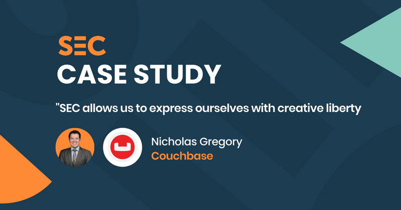 “SEC allows us to express ourselves with creative liberty” - Nicholas Gregory, Couchbase