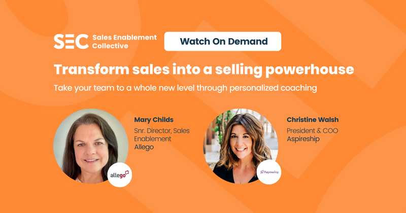 Transform sales into a selling powerhouse [OnDemand]
