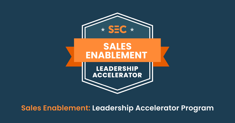 What's to come in the Sales Enablement Leadership Accelerator?