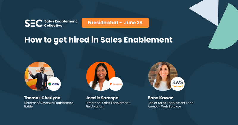 How to get hired in sales enablement [fireside chat]