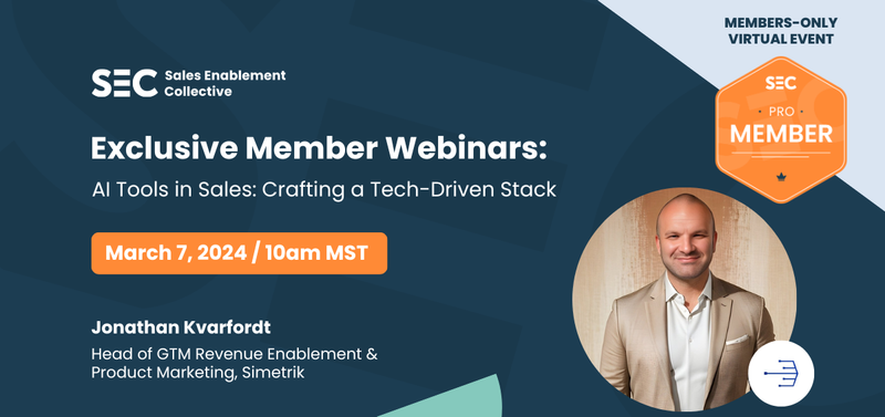 Exclusive Member Webinars: AI Tools in sales: Crafting a tech-driven stack