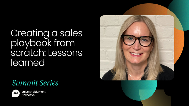 Creating a sales playbook from scratch: Lessons learned [VIDEO]