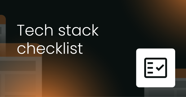 Enablement tech stack checklist
