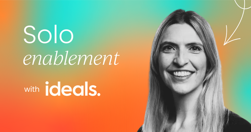 How to thrive as a one-person  sales enablement team